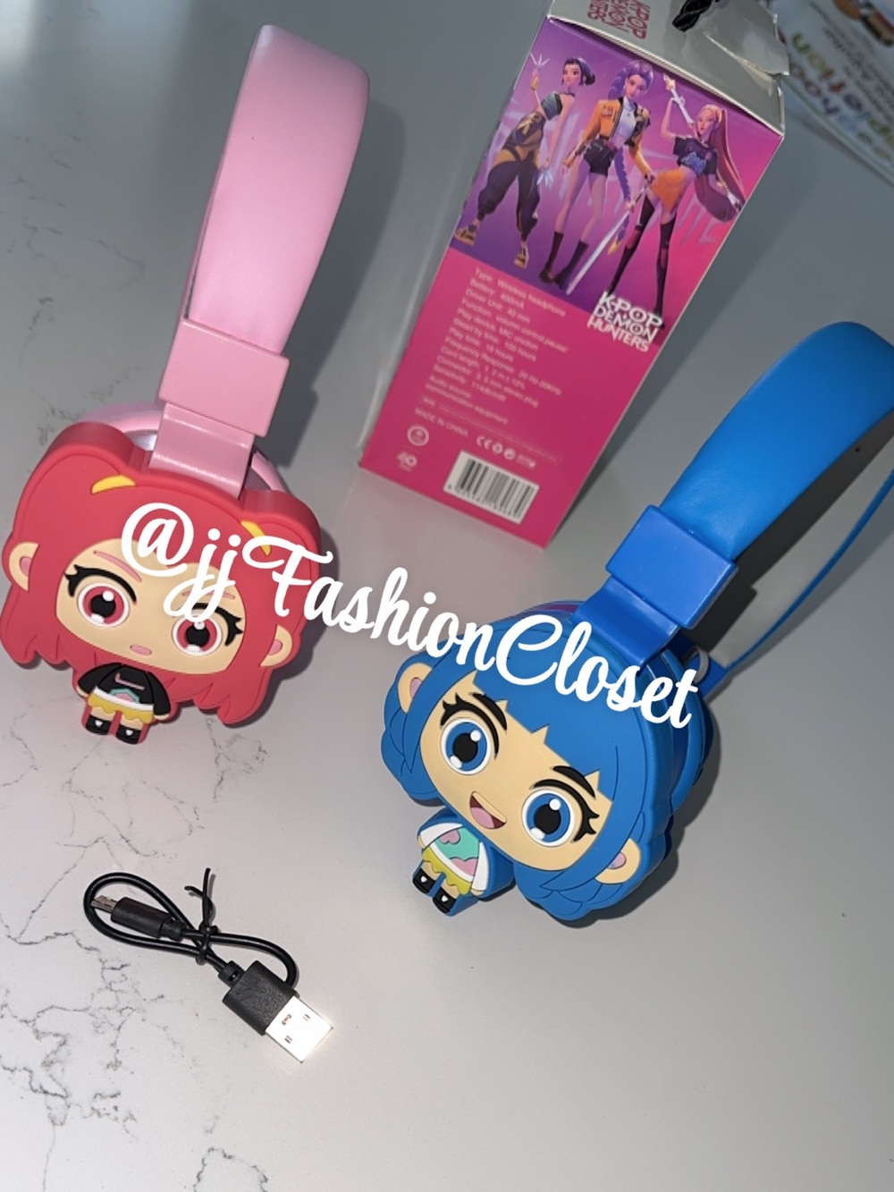 Cute K-Pop demon hunter’s Over-Ear Headphones